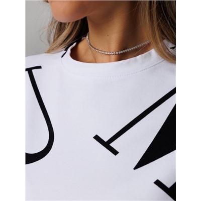 Лонгслив женский Ло-01 (белый)