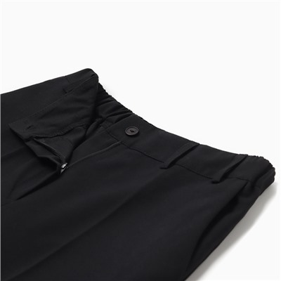 Брюки женские прямые MINAKU: Classic, чёрные, размер 50