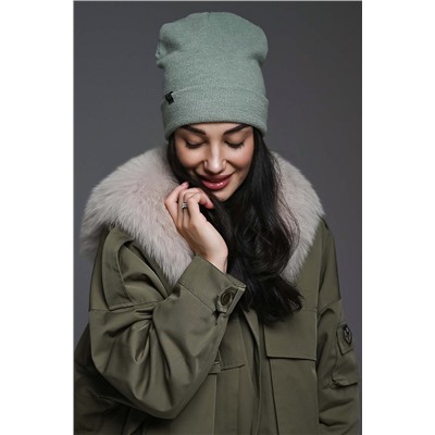 Шапка теплая в рубчик