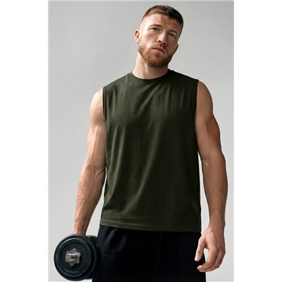 Мужская футболка оверсайз без рукавов Happyfox