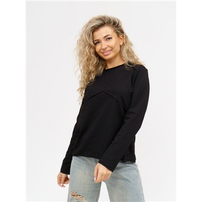 Лонгслив Лонг-01 (Черный)