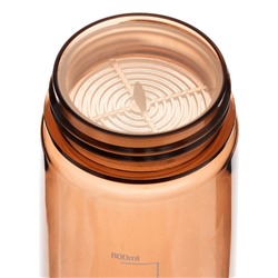 Бутылка для воды спортивная «Айви», 800 мл, коричневая