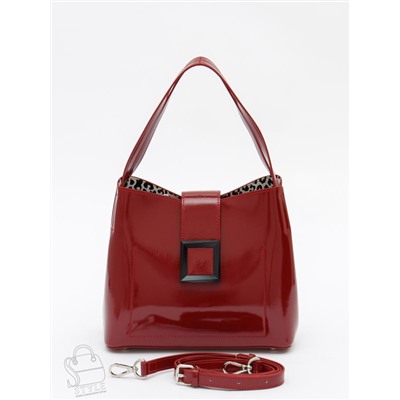 Сумка женская кожаная 1286-1TH wine red Polina&Eiterou
