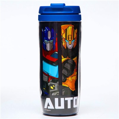 Термостакан детский со вставкой, 350 мл Autobots, Трансформеры