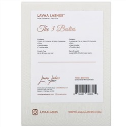 Lavaa Lashes, The 3 Besties, набор накладных ресниц, 1 шт.