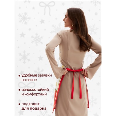 Фартук Этель «Новогодняя сказка», 65×60 см, 100 % хлопок, саржа, 190 г/м²