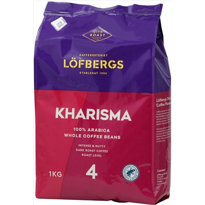 Lofbergs Lila. Kharisma (зерновой) 1 кг. мягкая упаковка
