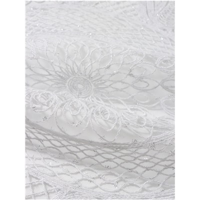 Дорожка на стол Этель ажурная, белая, 40×90 см, 100%п/э