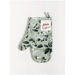 Прихватка варежка «Доляна» Jasmine, 20×28 см, рогожка, хлопок 100%, 164 г/м²