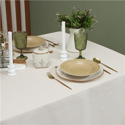 Скатерть «Доляна» My magic kitchen, 149×250±3 см, рогожка, хлопок 160 г/м²