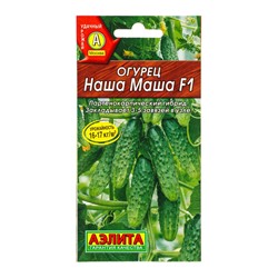 Семена Огурец «Наша Маша», F1, партенокарпический, 10 шт., «АЭЛИТА»