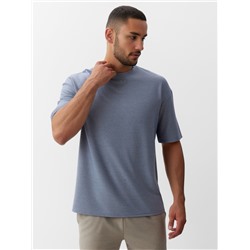 Футболка мужская MINAKU REGULAR: голубая, размер 46