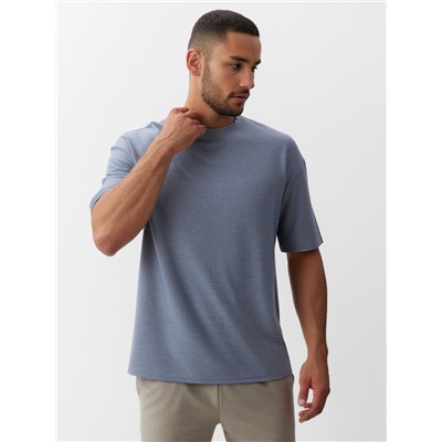 Футболка мужская MINAKU REGULAR: голубая, размер 46