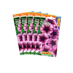 Семена цветов Петуния "Варвара Краса F1" многоцветковая, набор 5 шт