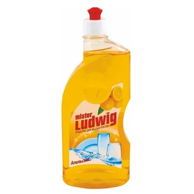 Средство для мытья посуды "Mister Ludwig" Апельсин 500г
