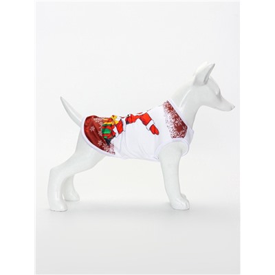 Майка «Респект», размер L (ДС 35, ОШ 35, ОГ 45 см), красная