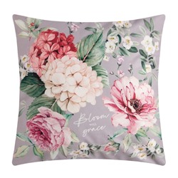 Наволочка декоративная Этель «Bloom» 40×40 см, велюр, полиэстер