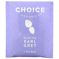 Choice Organic Teas, Black Tea, Organic Earl Grey, 16 Tea Bags, 1.12 oz (32 g)