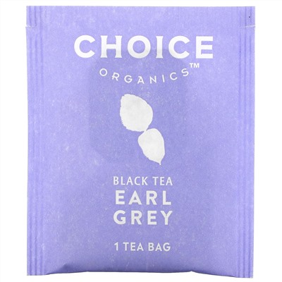 Choice Organic Teas, Black Tea, Organic Earl Grey, 16 Tea Bags, 1.12 oz (32 g)