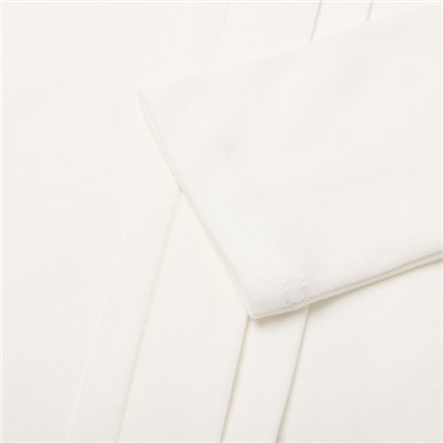 Джемпер для девочки школьный, цвет молочный, рост 122 см