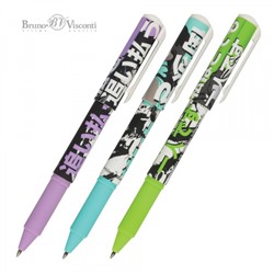 Ручка шариковая 0.7 мм "DreamWrite.Manga Anime. City" синяя в тубе 20-0264/17 Bruno Visconti