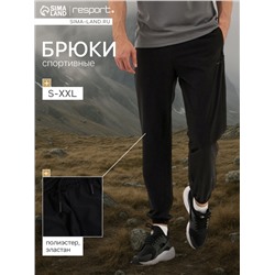 Брюки мужские Resport, р. 46, цвет чёрный, спортивные