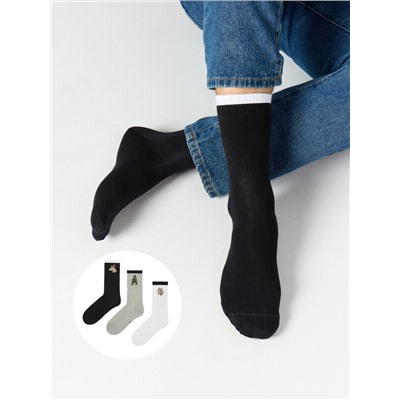 НОСКИ МУЖСКИЕ (3 пары) 107A-2492