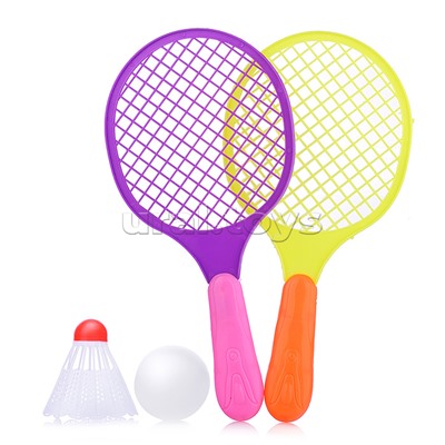 Набор игровых ракеток (2 ракетки, волан, мяч)