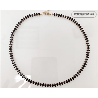 Колье с цирконами