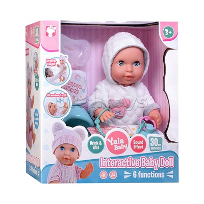 Пупс с аксессуарами "Настенька" в коробке