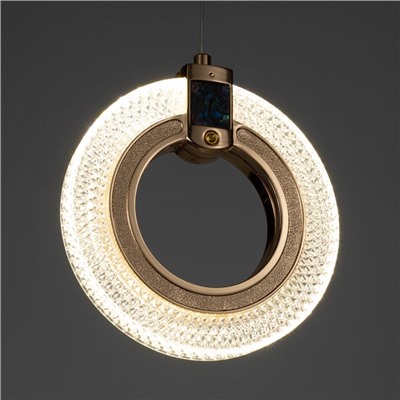 Светильник BayerLux «Олими» 1хLED 18 Вт золото 18×2×20-210 см