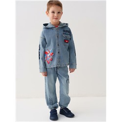 Куртка текстильная джинсовая для мальчиков
