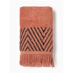 Полотенце махровое LoveLife «Танами» 70×130 см, коричневое, 100% хлопок, 430 г/м²