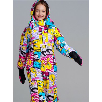 Варежки текстильные для девочек