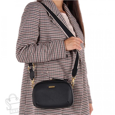 Сумка женская кожаная 8716NN black Natale Navetta