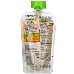 Sprout Organic, Baby Food, 8 Months & Up, Harvest Vegetables Apricots with Chicken, 4 oz (113 g)