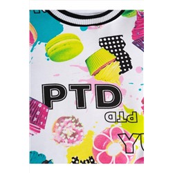 Комплект трикотажный для девочек: толстовка, брюки PLAYTODAY, 1240207