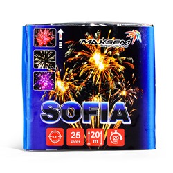 Батарея салютов "Sofia" (0,8" х 25 залп.) * в кор. 12 шт. Срок до 01.02.30