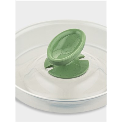 Крышка для СВЧ, d=28 см, внутр. d=26 см, пластик, МИКС