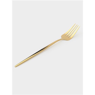 Вилка столовая Magistro «Блинк», 21.5×3 см, нержавеющая сталь, золотистая