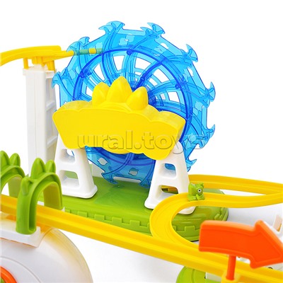 Игровой набор-трек "Динозавры поднимаются по лестнице" в коробке