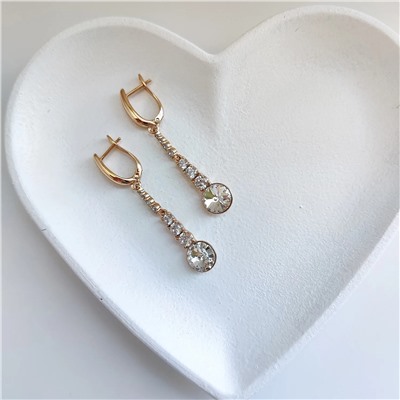 Серьги с кристаллами Swarovski