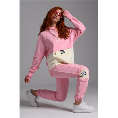 7432 брюки женские (Розовый)