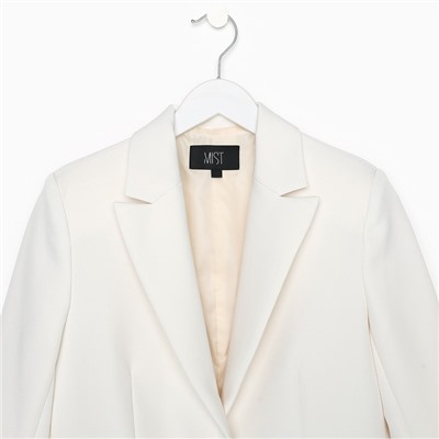 Пиджак женский MIST: Classic Collection, размер 44, экрю