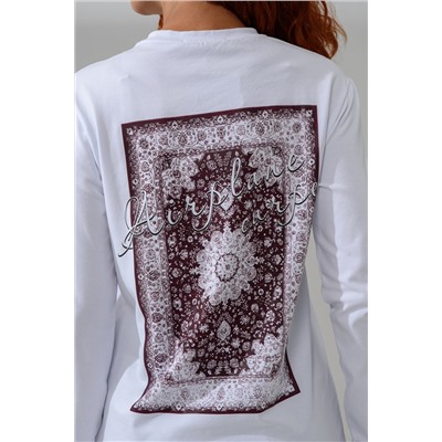 8562 футболка с дл.рукавом унисекс