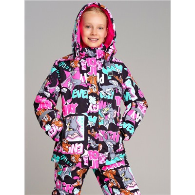 Комплект текстильный с полиуретановым покрытием для девочек: куртка, брюки