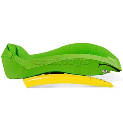 Игровая горка "Дельфин" (зеленый/желтый)