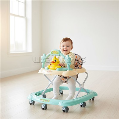 Ходунки "Хитрая уточка" (цвет мятный)