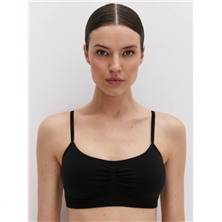 Omsa Топ OmD 1111S Cotton Майка "Toп" женская (кроп-топ на тонких бретелях с вкладышами), CO