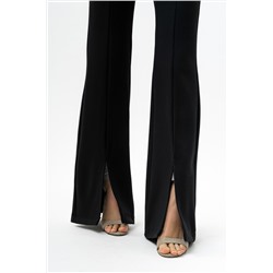 Брюки клеш женские с разрезами